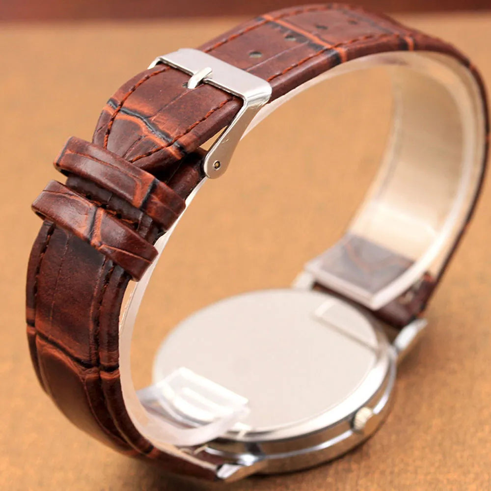 Gemixi  Exquisite Luxury Six Pin Quartz Watches With Blue Glass Belt