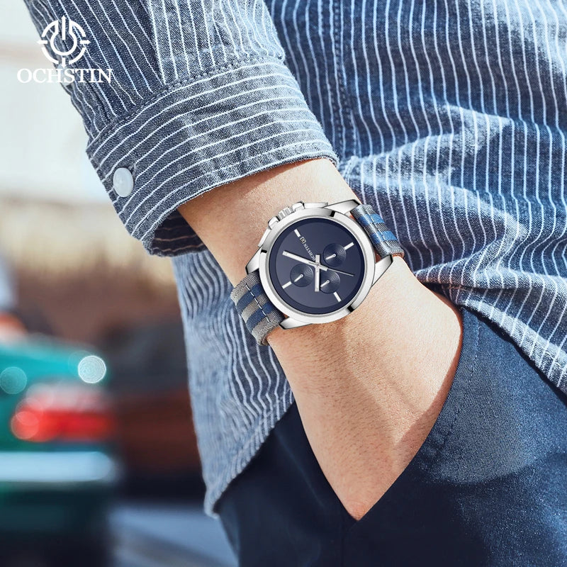 OCHSTIN Luxury High Quality Waterproof Chronograph Luminous Men's Wristwatch