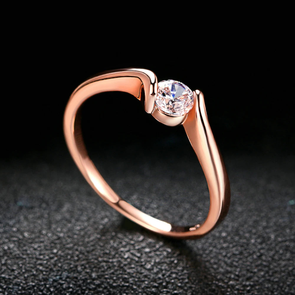Austrian Cubic Zirconia Engagement/Wedding Finger Rings